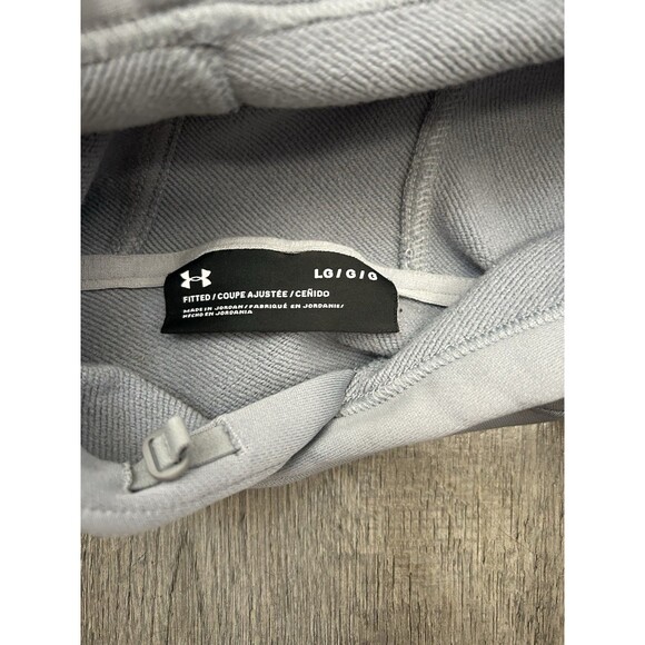 Mens Under Armour Freedom Tech Terry PO Hoodie American Flag Fitted Hoodie Large - Picture 5 of 5